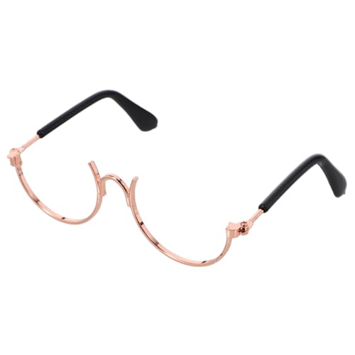 FRCOLOR Mini Doll Brillenrahmen Metallrand Halbrand Transparent für Puppenkostüm Basteln Zubehör Vielseitig Kompatibel mit Puppen zum Ankleiden und Verzieren FRCOLOR Mini Doll Brillenrahmen Metallrand Halbrand Transparent für Puppenkostüm Basteln Zubehör Vielseitig Kompatibel mit Puppen zum Ankleiden und Verzieren von FRCOLOR