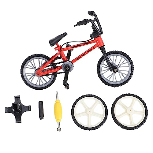 FRCOLOR Mini Finger Fahrrad Modell Desktop Bike aus Legierung Tragbares Finger Mountainbike für Radfahrer Dekoration und Stressabbau Rotes FRCOLOR Mini Finger Fahrrad Modell Desktop Bike aus Legierung Tragbares Finger Mountainbike für Radfahrer Dekoration und Stressabbau Rotes von FRCOLOR
