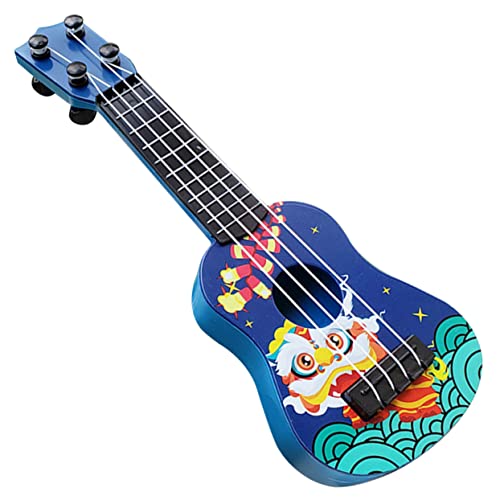 FRCOLOR Mini Gitarrenmodell für Lustiges Ukulele mit Verstellbaren Geeignet für Kreative Musikalische Früherziehung Dekoration für Mini Häuser von FRCOLOR