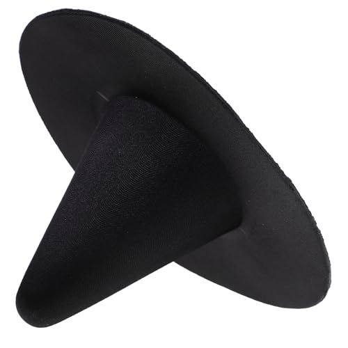 FRCOLOR Mini Hexenhut Satin Schwarz Kleine DIY Hexen Hut Dekoration für Halloween Party Haustier Puppen Handgemacht Zubehör von FRCOLOR