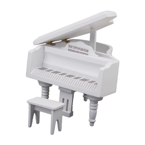 FRCOLOR Mini Holz Klavier Ornament Musikinstrument Deko für Puppenhaus Verarbeitung Langlebig Zubehör für Miniatur Szenerie und Kinderspielzeug FRCOLOR Mini Holz Klavier Ornament Musikinstrument Deko für Puppenhaus Verarbeitung Langlebig Zubehör für Miniatur Szenerie und Kinderspielzeug von FRCOLOR