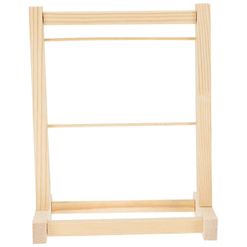 FRCOLOR Mini Holzkleiderständer mit Puppenkleiderregal aus Premium Holz für Ordentliche Aufbewahrung Kindgerechte Garderobenablage Zubehör für Puppenkleidung FRCOLOR Mini Holzkleiderständer mit Puppenkleiderregal aus Premium Holz für Ordentliche Aufbewahrung Kindgerechte Garderobenablage Zubehör für Puppenkleidung von FRCOLOR