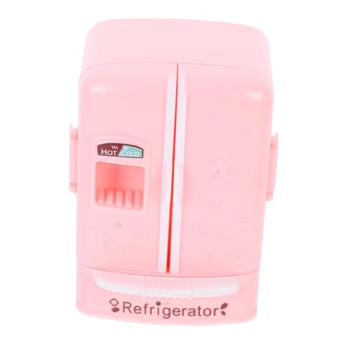 FRCOLOR Mini Kühlschrank für Puppenhaus Realistisches Dekoratives Möbelstück für Mini Craft Sammler und Puppenmöbel Enthusiasten von FRCOLOR