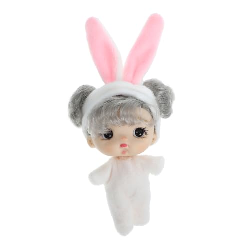 FRCOLOR Mini Mädchen Puppe Realistische für Dekoration Kreatives für Mädchen Einfache Anwendung für Zuhause Weiß von FRCOLOR