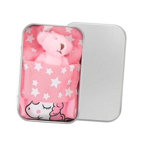 FRCOLOR Mini Plüschbär im Geschenkset Flauschig Kuschelig Cartoon Design für Kinderzimmer Dekoration Schreibtisch Zubehör Niedliches Mini Bärenornament im Geschenkdose als Geschenk und FRCOLOR Mini Plüschbär im Geschenkset Flauschig Kuschelig Cartoon Design für Kinderzimmer Dekoration Schreibtisch Zubehör Niedliches Mini Bärenornament im Geschenkdose als Geschenk und von FRCOLOR