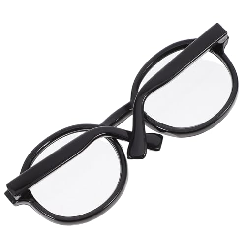 FRCOLOR Mini Puppenbrille für Puppen Runde Schwarze Fassung Transparente Gläser Leichte Kunststoff Brille Modisches DIY Dollhouse Accessoire Puppen Kostüm Ergänzung FRCOLOR Mini Puppenbrille für Puppen Runde Schwarze Fassung Transparente Gläser Leichte Kunststoff Brille Modisches DIY Dollhouse Accessoire Puppen Kostüm Ergänzung von FRCOLOR
