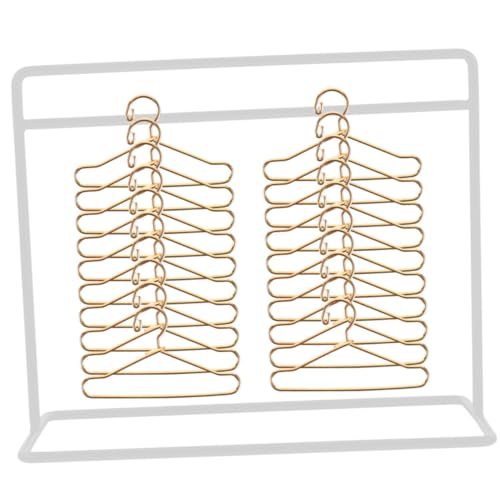 FRCOLOR Mini Puppenkleiderständer Teiliges mit Goldenen Mini Kleiderbügeln und Weißem Kleiderbügel Stabiles Puppenkleiderhalter Zubehör für Bjd Puppenhaus und Puppenkleidung Aufbewahrung FRCOLOR Mini Puppenkleiderständer Teiliges mit Goldenen Mini Kleiderbügeln und Weißem Kleiderbügel Stabiles Puppenkleiderhalter Zubehör für Bjd Puppenhaus und Puppenkleidung Aufbewahrung von FRCOLOR