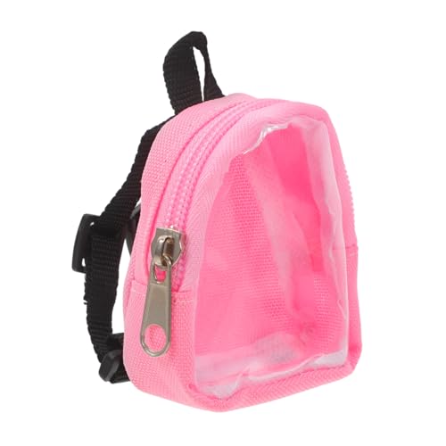 FRCOLOR Mini-Rucksack Für Puppen Mit Klarem Fenster Stofftier-Rucksack Miniatur-Requisiten Kostümzubehör Für Puppenhaus Kleiner Für Kleinkinder FRCOLOR Mini-Rucksack Für Puppen Mit Klarem Fenster Stofftier-Rucksack Miniatur-Requisiten Kostümzubehör Für Puppenhaus Kleiner Für Kleinkinder von FRCOLOR