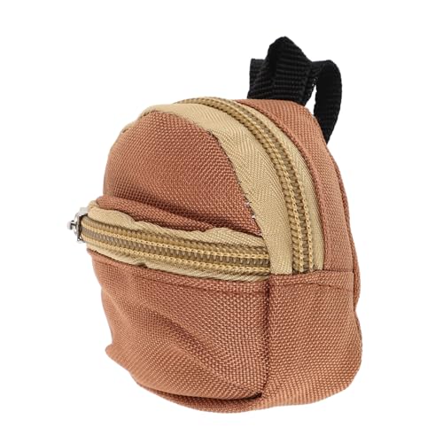 FRCOLOR Mini Puppenrucksack mit Reißverschluss Vielseitige Tragetasche für Puppen als Umhängetasche oder Ankleidebeutel Fördert Kreatives Spiel und Motorik von FRCOLOR