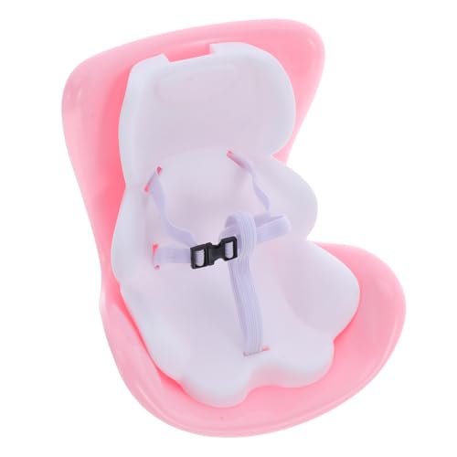 FRCOLOR Mini Puppensitz Autozubehör Leichter Puppenautositz aus Sicherem Material Charmante Innenraumdeko für Puppen Tragbares Spielset Geeignet für Zuhause und Reisen von FRCOLOR
