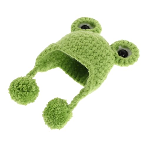 FRCOLOR Mini Strickmützen für Puppen Süße Cartoon Mützen aus Wolle für Bastelprojekte für Partys und Detailreiche Handarbeit für Kreative DIY Accessoires von FRCOLOR