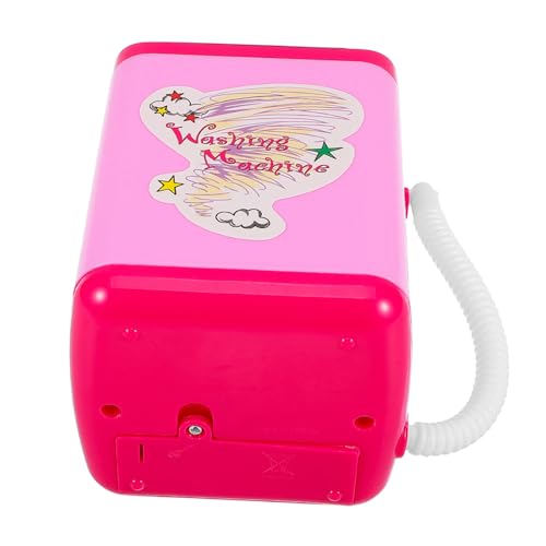 FRCOLOR Mini Waschmaschine für Simulation Waschmaschine mit Makeup Pinsel Waschfunktion Kindersicheres Material Pädagogisch Wertvolles für Mädchen Realistische Haushaltsgeräte Nachbildung von FRCOLOR