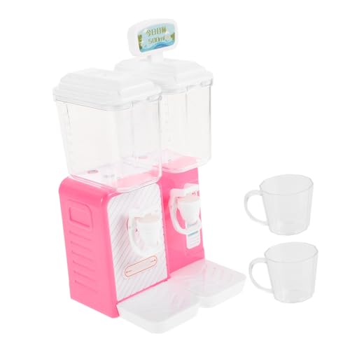 FRCOLOR Mini Wasserbrunnen für Lebensmittelechter Kunststoff Authentischer Trinkbrunnen Multifunktional für Rollenspiele Niedlicher Rosa Wasserspender für Mädchen Küchenaccessoire von FRCOLOR