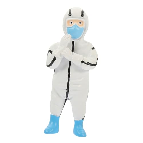 FRCOLOR Miniatur Arzt Figur Miniaturfigur für Sandtisch Mikrolandschaft Dekoration Lebensechte Details Handbemalt Robustes Material für Puppenhaus und Modellbau Sammler von FRCOLOR