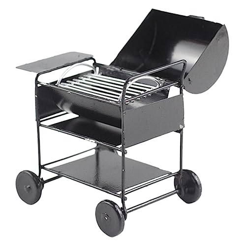 FRCOLOR Miniatur BBQ Grill Realistisches Puppenhaus Zubehör für Kreative Rollenspiele und Mini Hausdekoration für DIY Projekte von FRCOLOR