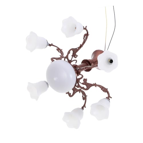 FRCOLOR Miniatur Deckenleuchte für Puppenhäuser Eleganter Kronleuchter im Stil für DIY Mikrolandschaften Maßstab Antikes Design Antikbronze zur Raumdekoration FRCOLOR Miniatur Deckenleuchte für Puppenhäuser Eleganter Kronleuchter im Stil für DIY Mikrolandschaften Maßstab Antikes Design Antikbronze zur Raumdekoration von FRCOLOR