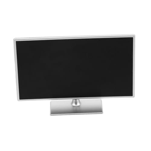 FRCOLOR Miniatur Fernseher Silber Kunststoff LCD Modell Puppenhaus Wohnzimmer Schlafzimmer Zubehör Realistische Deko Mini Tv für Puppenhaus Sammler von FRCOLOR