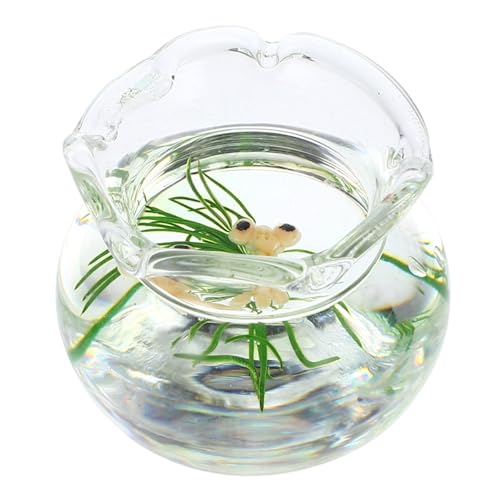 FRCOLOR Miniatur Fischglas aus Resin für Puppenhaus Detailliertes Stabiles Zubehör für Kreative DIY Projekte Realistische Gestaltung für Miniaturszenen für von Miniaturwelten als für von FRCOLOR
