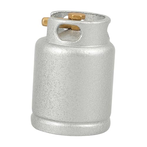 FRCOLOR Miniatur Gaszylinder Modell für Puppenhaus Küche Silber Küchenzubehör für Kreatives Spiel und Dekoration Hochwertiges Miniaturmöbel für Sammler von FRCOLOR