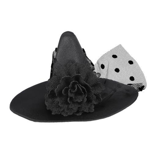 FRCOLOR Miniatur Hexenhut aus Mesh Kleines Halloween Cosplay Hut Party Accessoire Leichter Kindgerechte Kopfbedeckung für Verkleidung und Maskerade Vielseitig für Halloween Events Geeignet FRCOLOR Miniatur Hexenhut aus Mesh Kleines Halloween Cosplay Hut Party Accessoire Leichter Kindgerechte Kopfbedeckung für Verkleidung und Maskerade Vielseitig für Halloween Events Geeignet von FRCOLOR