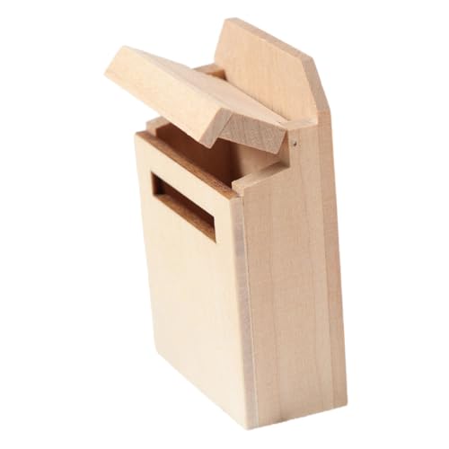 FRCOLOR Miniatur Holz Briefkasten für Puppenhaus Leere DIY Modell für Kreative Gestaltung für Miniaturmöbel und Puppenhaus Zubehör FRCOLOR Miniatur Holz Briefkasten für Puppenhaus Leere DIY Modell für Kreative Gestaltung für Miniaturmöbel und Puppenhaus Zubehör von FRCOLOR