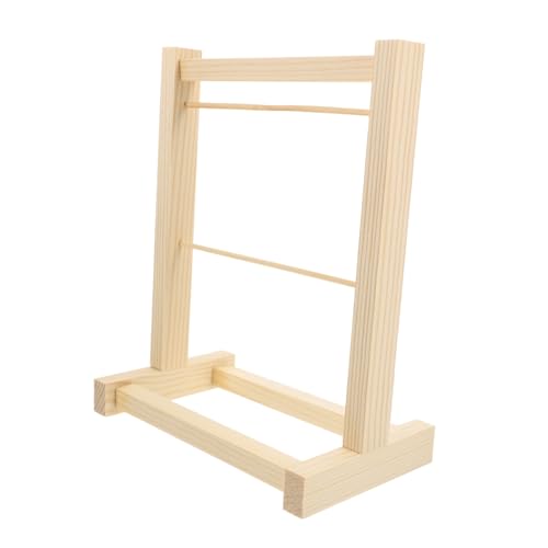 FRCOLOR Miniatur Holz Kleiderbügel Puppen Wäscheständer Doppellagig Faltbar Platzsparend Für Puppenkleidung Trockenständer Zubehör FRCOLOR Miniatur Holz Kleiderbügel Puppen Wäscheständer Doppellagig Faltbar Platzsparend Für Puppenkleidung Trockenständer Zubehör von FRCOLOR