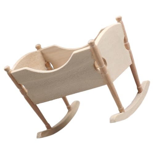 FRCOLOR Miniatur Holz Modell für Puppenhaus Dekoration als Mini Haus Zubehör und Fotorequisiten Geeignet für Kinderzimmer und Kreative Miniaturlandschaften von FRCOLOR