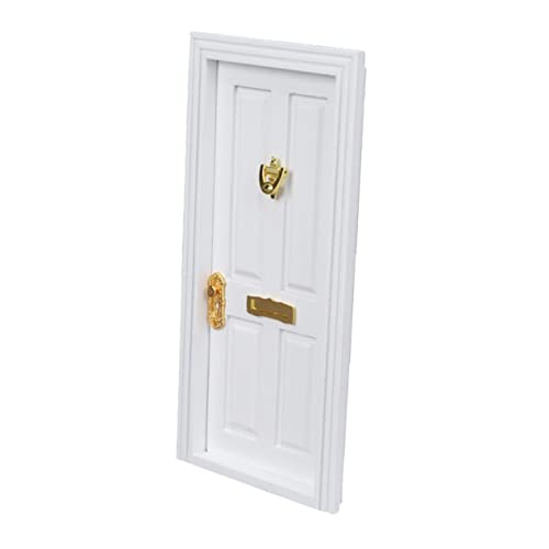 FRCOLOR Miniatur Holz Tür Modell DIY Miniatur Puppenhaus Tür Natürliche Holzmaterialien Glatt Poliert Langlebig für Puppenhaus Feengarten Dekoration Vielseitig Einsetzbar Weiß Vierfach FRCOLOR Miniatur Holz Tür Modell DIY Miniatur Puppenhaus Tür Natürliche Holzmaterialien Glatt Poliert Langlebig für Puppenhaus Feengarten Dekoration Vielseitig Einsetzbar Weiß Vierfach von FRCOLOR