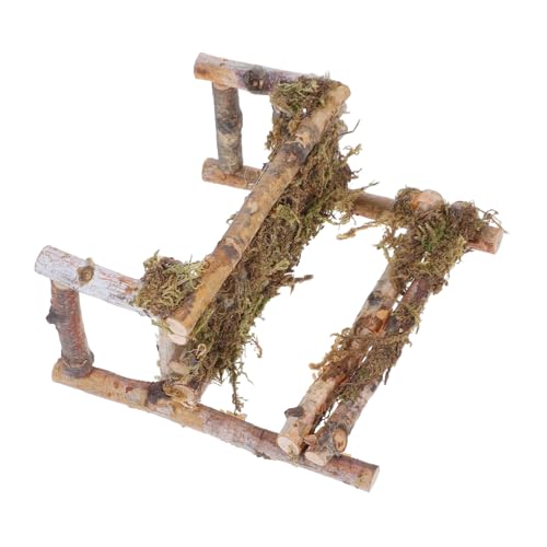 FRCOLOR Miniatur Holzstuhl Mini Puppenhaus Möbel für Fensterdeko Mikrolandschaft Fotorequisiten Vielseitiges Ansprechendes Accessoire für Puppenhaus Garten Szenen von FRCOLOR