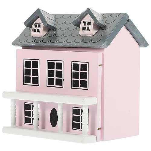 FRCOLOR Miniatur Holzvilla Modell Puppenhaus Deko Wetterfeste Miniaturvilla für Gartendekoration Robustes Holz Kreatives für Tisch und Miniaturgärten FRCOLOR Miniatur Holzvilla Modell Puppenhaus Deko Wetterfeste Miniaturvilla für Gartendekoration Robustes Holz Kreatives für Tisch und Miniaturgärten von FRCOLOR