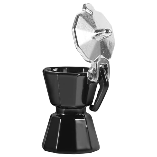 FRCOLOR Miniatur Kaffeekanne Puppenhaus Zubehör Mini Kaffee Kessel Modell für Puppenhaus Küche Dekoration Fotorequisite Stabile Verarbeitung für Sammler von FRCOLOR