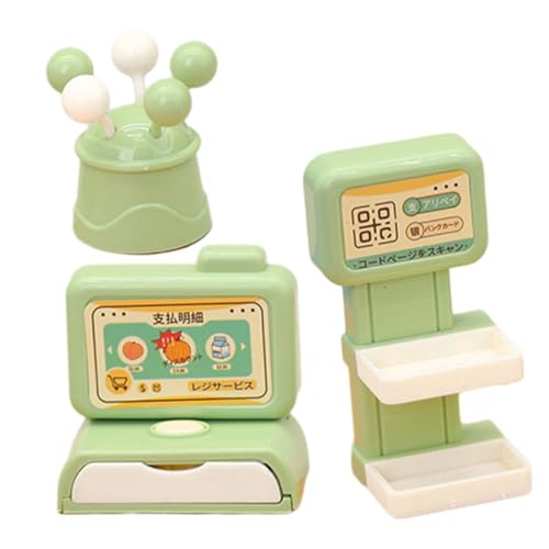 FRCOLOR Miniatur Kassenstation Spielzeugkasse Simulierte Elektronische Kasse für Puppenhaus Zubehör Kreatives Rollenspiel Feinmotorik und Vorstellungskraft FRCOLOR Miniatur Kassenstation Spielzeugkasse Simulierte Elektronische Kasse für Puppenhaus Zubehör Kreatives Rollenspiel Feinmotorik und Vorstellungskraft von FRCOLOR