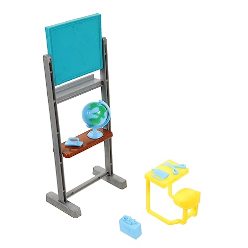 FRCOLOR Miniatur Klassenzimmer Dekorationsset Puppenhaus Zubehör Realistisches Lernset mit Tafel Stuhl und Schulranzen Vielseitiges Miniatur Schreibtisch Accessoire für DIY und Mini FRCOLOR Miniatur Klassenzimmer Dekorationsset Puppenhaus Zubehör Realistisches Lernset mit Tafel Stuhl und Schulranzen Vielseitiges Miniatur Schreibtisch Accessoire für DIY und Mini von FRCOLOR