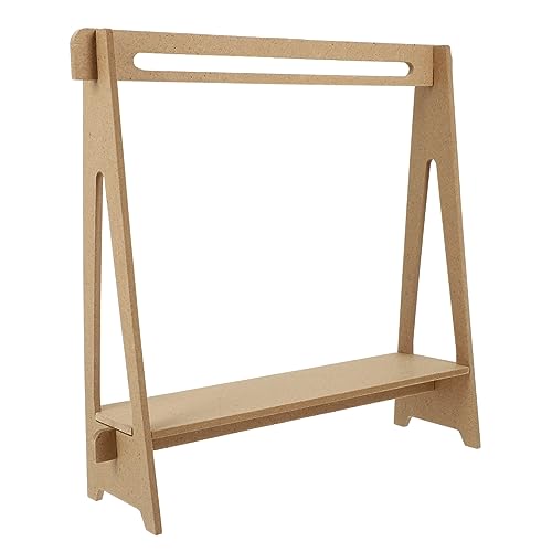 FRCOLOR Miniatur Kleiderständer für Puppenkleidung Holz Garderobe mit Buntem Design Dekorativer Organizer für Bjd Puppen Praktischer Schmuck für Puppenhaus und Kinderzimmer FRCOLOR Miniatur Kleiderständer für Puppenkleidung Holz Garderobe mit Buntem Design Dekorativer Organizer für Bjd Puppen Praktischer Schmuck für Puppenhaus und Kinderzimmer von FRCOLOR