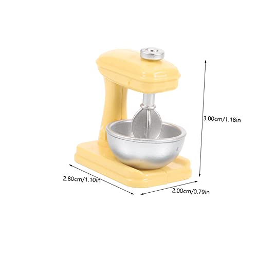 FRCOLOR Miniatur Küchenmixer Modell Weiß Kleines Küchenzubehör Puppenhaus Detailgetreues Mini Küchengerät Kreatives Rollenspiel Zubehör für Puppenhaus Dekoration von FRCOLOR