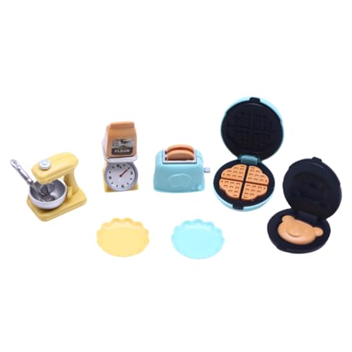 FRCOLOR Miniatur Küchenzubehör Puppenhaus Deko Miniatur Backutensilien Spielküche Accessoires für Puppenhausküche und Mikro Landschaft von FRCOLOR