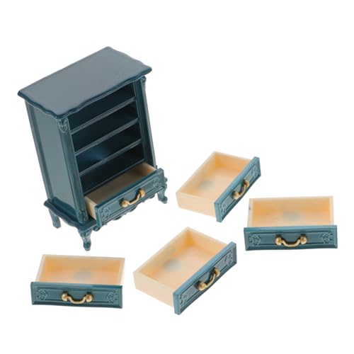 FRCOLOR Miniatur Möbel für Puppenhaus Blauer Hochschrank aus Realistische Dekoration für Kinderzimmer Puppenhaus Zubehör für Kreatives FRCOLOR Miniatur Möbel für Puppenhaus Blauer Hochschrank aus Realistische Dekoration für Kinderzimmer Puppenhaus Zubehör für Kreatives von FRCOLOR