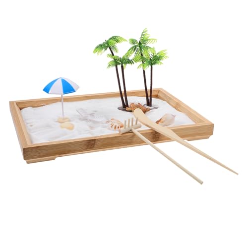 FRCOLOR Miniatur Ocean Scene Sandtable Zen Garten Meditatives Sandspielzeug zur Stressreduktion Kreative Gestaltung für Zuhause und Büro Dekoratives Miniatur Strand und Pflanzendekor FRCOLOR Miniatur Ocean Scene Sandtable Zen Garten Meditatives Sandspielzeug zur Stressreduktion Kreative Gestaltung für Zuhause und Büro Dekoratives Miniatur Strand und Pflanzendekor von FRCOLOR
