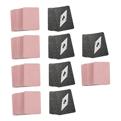 FRCOLOR Miniatur Poker Spielkarten Boxen und Party und Reise Spielkarten für Freunde Flexibel und Biegesteif für Spaß und Sammlung von FRCOLOR