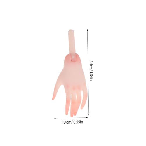 FRCOLOR Miniatur Puppenhand Bewegliche Handteile aus Sicheren Materialien Präzise Handbemalt Vielseitig zum Basteln und Reparieren von Puppen Geeignet für DIY Puppenzubehör und FRCOLOR Miniatur Puppenhand Bewegliche Handteile aus Sicheren Materialien Präzise Handbemalt Vielseitig zum Basteln und Reparieren von Puppen Geeignet für DIY Puppenzubehör und von FRCOLOR