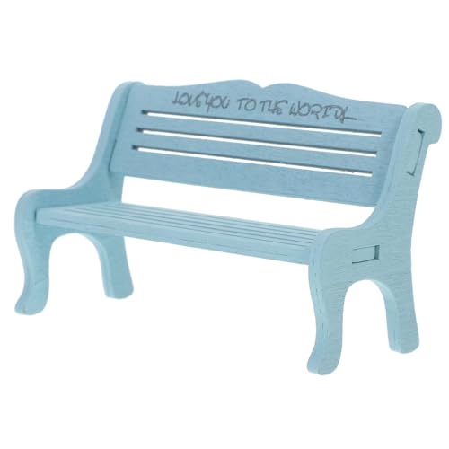 FRCOLOR Miniatur Puppenhaus Holzbank Retro Stil Kompakt Leicht Für Puppenhaus Schlafzimmer Mini Garten Dekoration FRCOLOR Miniatur Puppenhaus Holzbank Retro Stil Kompakt Leicht Für Puppenhaus Schlafzimmer Mini Garten Dekoration von FRCOLOR