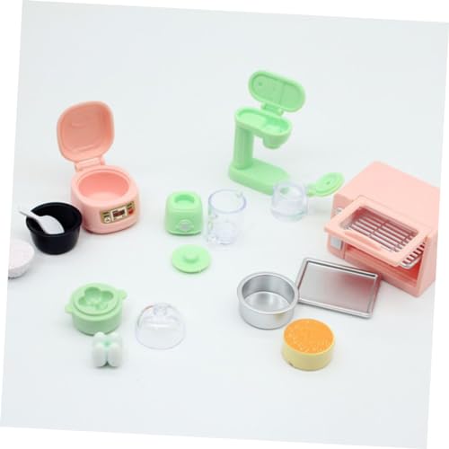 FRCOLOR Miniatur Puppenhaus Küchen Set Teilig mit Realistischem Ofen Kaffeemaschine und Eierkocher Detailgetreue Mini Küchengeräte für Puppenhaus Dekoration und Geeignet FRCOLOR Miniatur Puppenhaus Küchen Set Teilig mit Realistischem Ofen Kaffeemaschine und Eierkocher Detailgetreue Mini Küchengeräte für Puppenhaus Dekoration und Geeignet von FRCOLOR