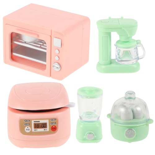 FRCOLOR Miniatur Puppenhaus Küchen mit Elektrischem Ofen Kaffeemaschine und Vielseitigen Küchengeräten Tragbar und Platzsparend für Puppenhaus Dekoration FRCOLOR Miniatur Puppenhaus Küchen mit Elektrischem Ofen Kaffeemaschine und Vielseitigen Küchengeräten Tragbar und Platzsparend für Puppenhaus Dekoration von FRCOLOR