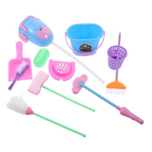 FRCOLOR Miniatur Puppenhaus Reinigungsset mit Leichten Kunststoff Zubehör Bunte Miniatur Putzutensilien für Mädchen Detailgetreue Cleaning Toys für Puppenhaus Dekoration Zufällige Farbe FRCOLOR Miniatur Puppenhaus Reinigungsset mit Leichten Kunststoff Zubehör Bunte Miniatur Putzutensilien für Mädchen Detailgetreue Cleaning Toys für Puppenhaus Dekoration Zufällige Farbe von FRCOLOR