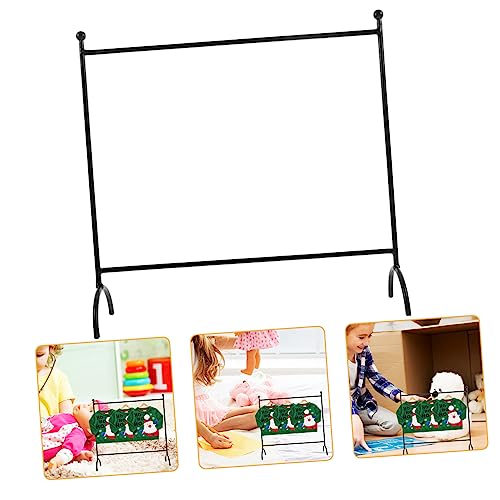 FRCOLOR Miniatur Puppenkleiderständer aus Metall Stabiler Kleiderbügel für Puppenkleidung Praktischer Aufbewahrungsständer Geeignet für Puppenhauszubehör und Doll Clothes Organizer von FRCOLOR