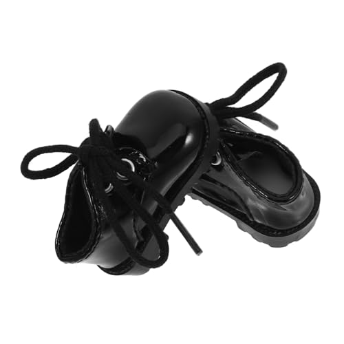 FRCOLOR Miniatur Puppenschuhe Schwarz Glänzend für Puppen DIY Kostüm Zubehör Vintage Stil für Puppenhaus Dekoration FRCOLOR Miniatur Puppenschuhe Schwarz Glänzend für Puppen DIY Kostüm Zubehör Vintage Stil für Puppenhaus Dekoration von FRCOLOR