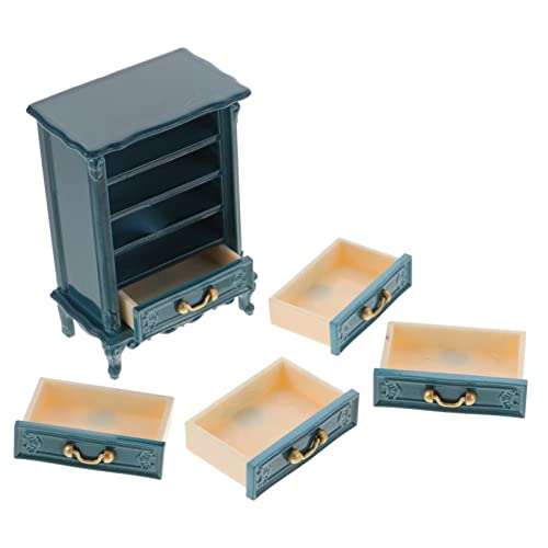 FRCOLOR Miniatur Schrank für Puppenhaus Blaue Hochkommode Realistisches Zubehör für Kinderzimmer Dekoratives Modell für Miniaturhäuser Perfektes für Junge Mädchen FRCOLOR Miniatur Schrank für Puppenhaus Blaue Hochkommode Realistisches Zubehör für Kinderzimmer Dekoratives Modell für Miniaturhäuser Perfektes für Junge Mädchen von FRCOLOR
