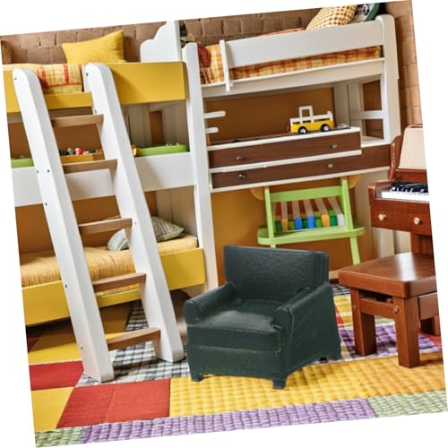 FRCOLOR Miniatur Sofa Maßstab Miniaturmöbel für Puppenhaus Detailgetreues Modell für Kreative Bastelprojekte Fotografie und Vielseitige Dekoration in Miniaturwelten von FRCOLOR