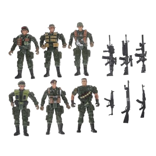 FRCOLOR Miniatur Soldaten Modelle Teiliges Militärische Figuren aus Robustem für Sammler und Dekoration Vielseitig Einsetzbar als Tischdeko und Mikro Landschaft FRCOLOR Miniatur Soldaten Modelle Teiliges Militärische Figuren aus Robustem für Sammler und Dekoration Vielseitig Einsetzbar als Tischdeko und Mikro Landschaft von FRCOLOR