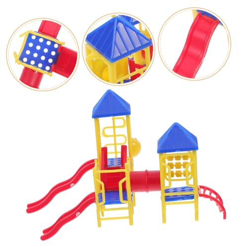 FRCOLOR Miniatur Spielplatzmodell Farbige Kunststoffrutsche für Sandtisch DIY Robustes Puppenhaus Zubehör Kindgerechtes Garten und Sandspielzeug Kreative Dekoration FRCOLOR Miniatur Spielplatzmodell Farbige Kunststoffrutsche für Sandtisch DIY Robustes Puppenhaus Zubehör Kindgerechtes Garten und Sandspielzeug Kreative Dekoration von FRCOLOR